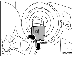 2. Disconnect the electrical connector