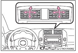 Direct air flow to the left or right,